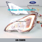 Ford EcoSport LED DRL day time running lights driving daylight